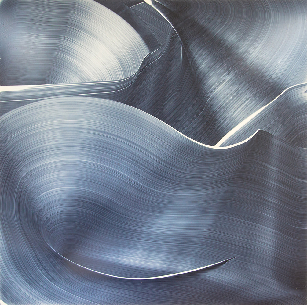 2012, Öl und Acryl auf Plexiglas, 100 x100 cm