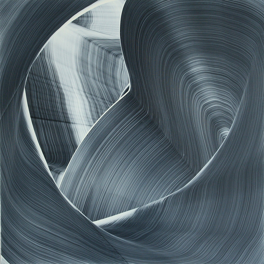 2012, Öl und Acryl auf Plexiglas, 50 x 50 cm